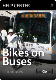 Using RTD's Bus Bike Racks
